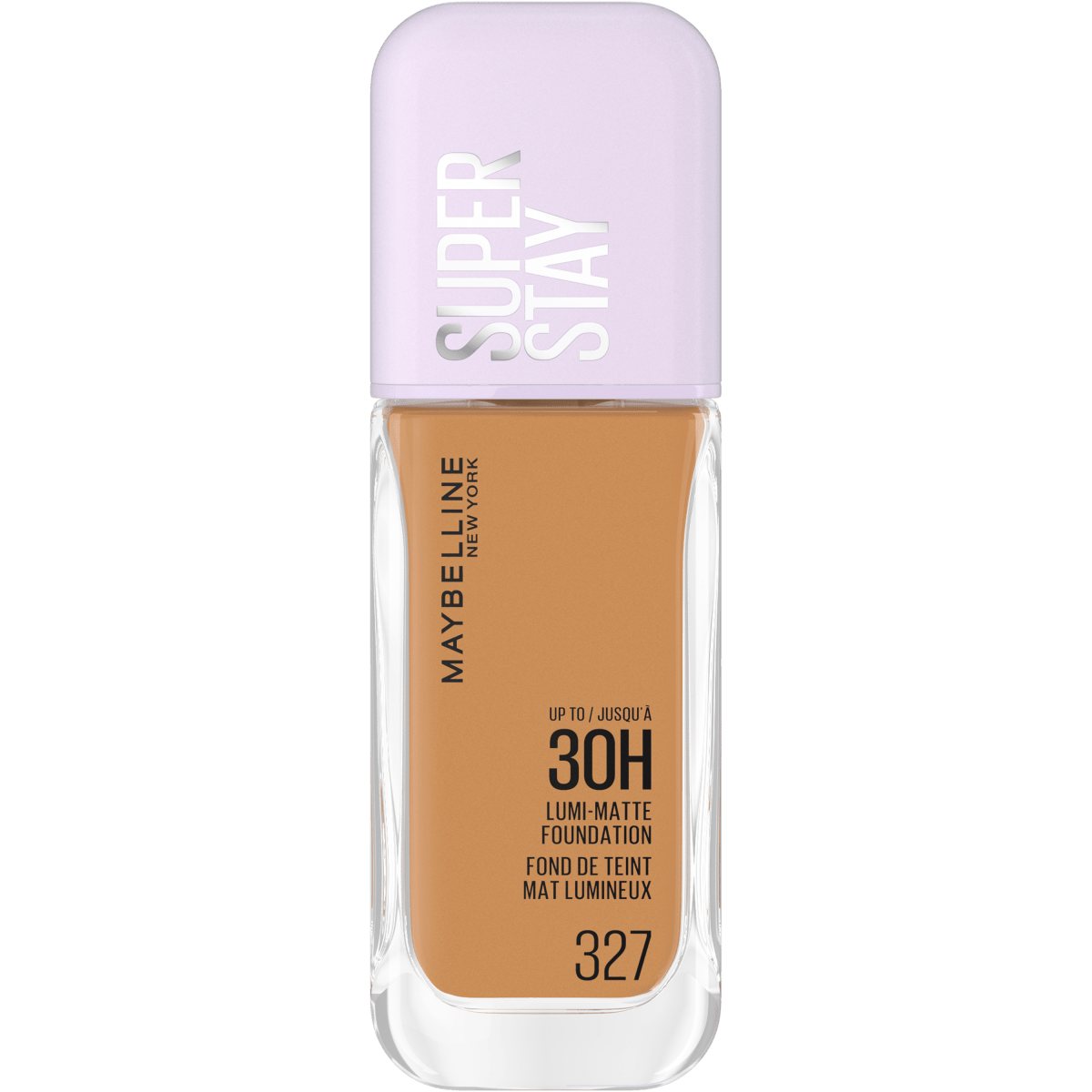 Maybelline New York - Fond de Teint Liquide Longue Tenue - Ultra - Résistant - Fini Mat Lumineux - Enrichi en Acides Aminés - Tous les Types de Peau - Superstay 30H Lumi - Matte - Teinte : 327 - 35ml - 3600531691844
