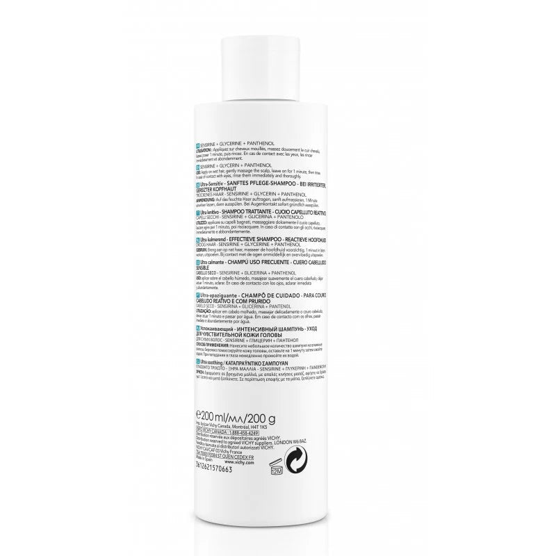 Vichy Dercos technique ultra apaisant cheveux secs 200ml - Vichy Dercos | BeautyForYou.ma