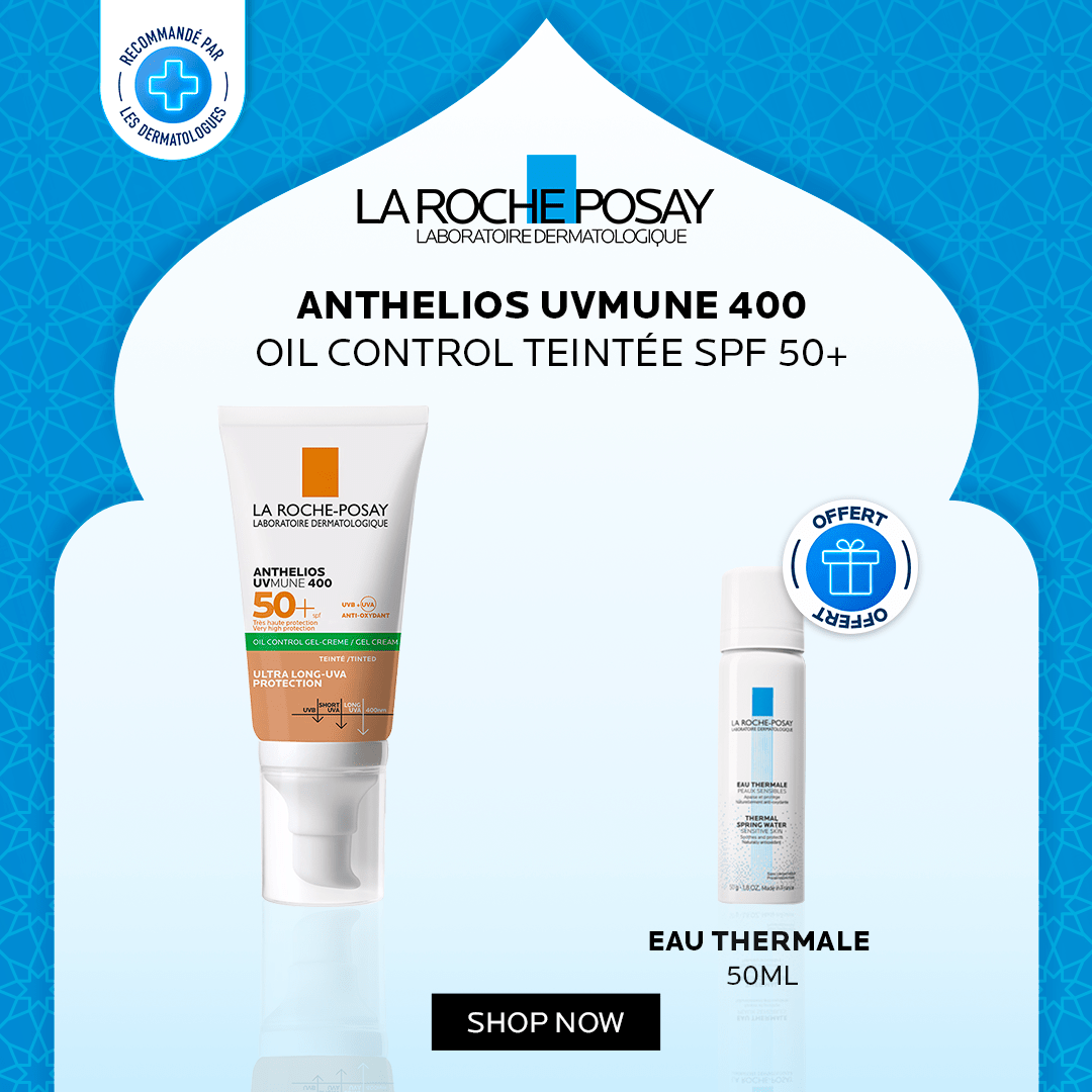 La Roche - Posay Anthelios UVMUNE 400 Oil Control Teintée SPF 50+ + Eau Thermale 50ML Offert - La Roche - Posay | BeautyForYou.ma