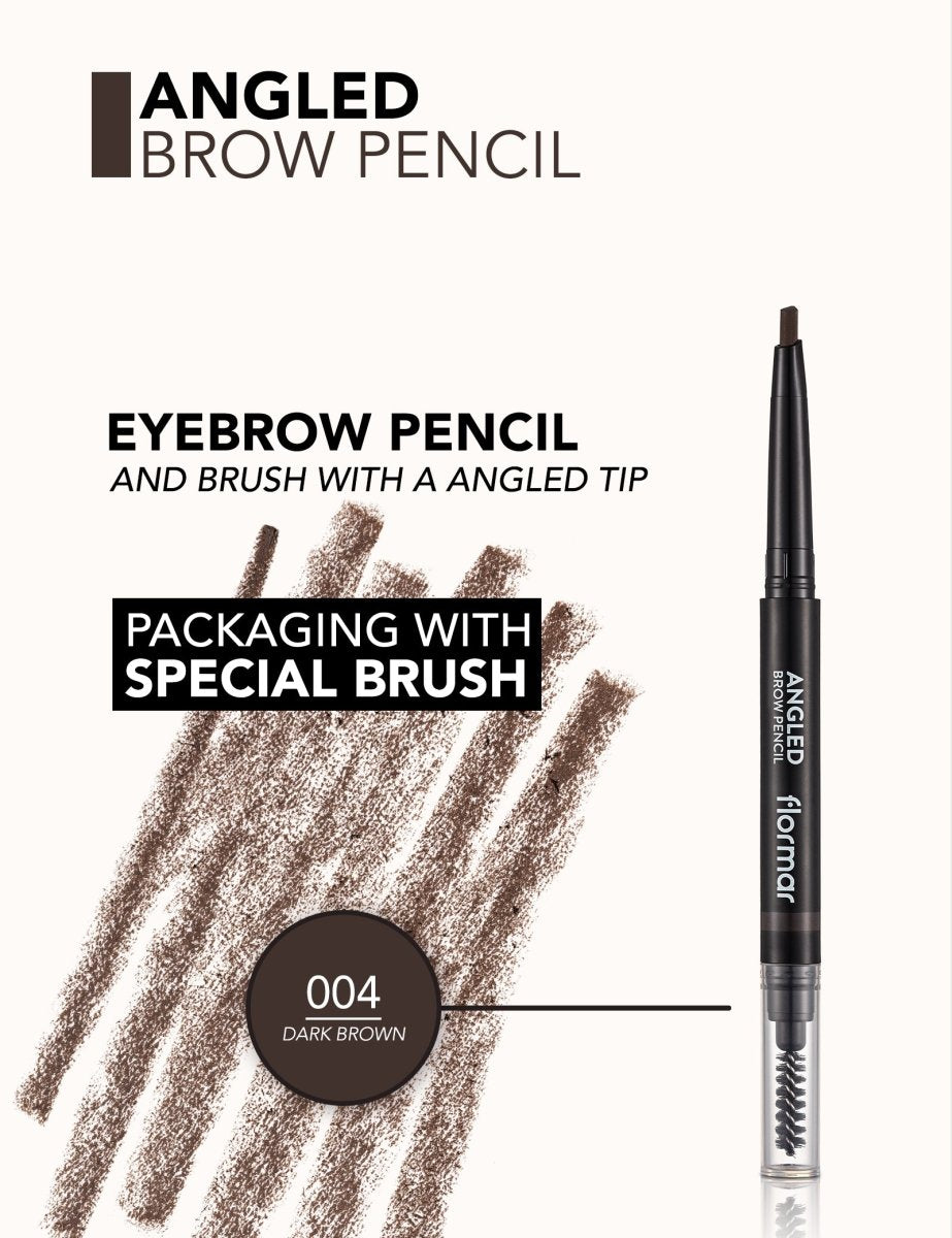 ANGLED BROW PENCIL DARK BROWN 04 - 8690604572069