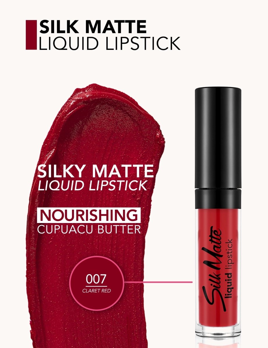 SILK MATTE LIQUID LIPSTICK - CLARET RED 007 - 8690604397365