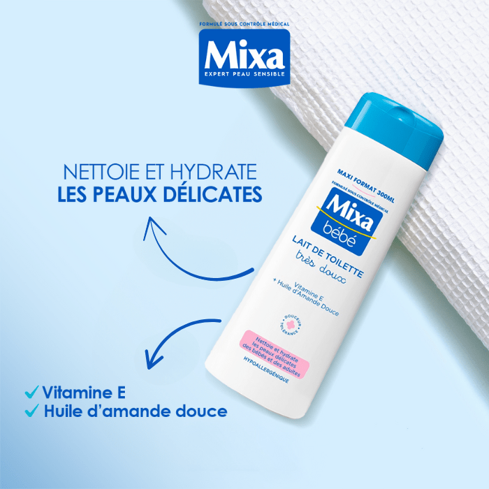Mixa Bébé - Lait de toilette 300ml - Mixa | BeautyForYou.ma