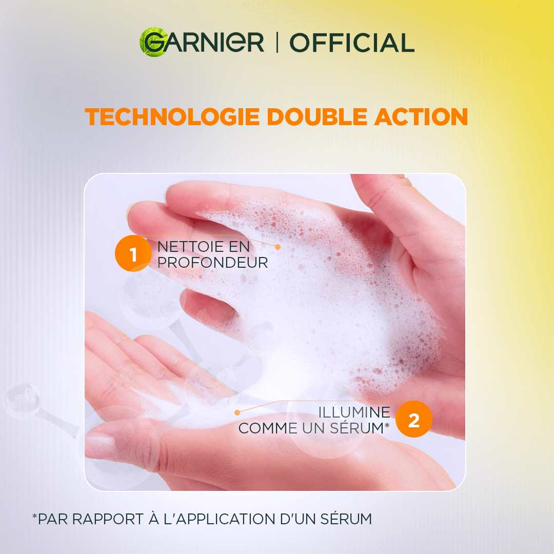 GARNIER FAST BRIGHT SERUM CLEANSER 100ML - Garnier | BeautyForYou.ma