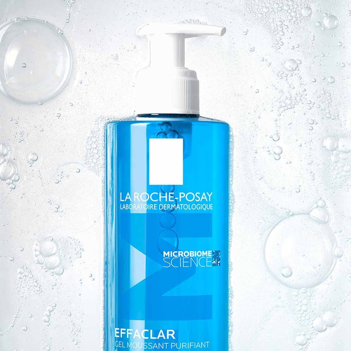 EFFACLAR GEL MOUSSANT PURIFIANT NETTOYANT PEAU GRASSE - 400 ML - La Roche - Posay | BeautyForYou.ma