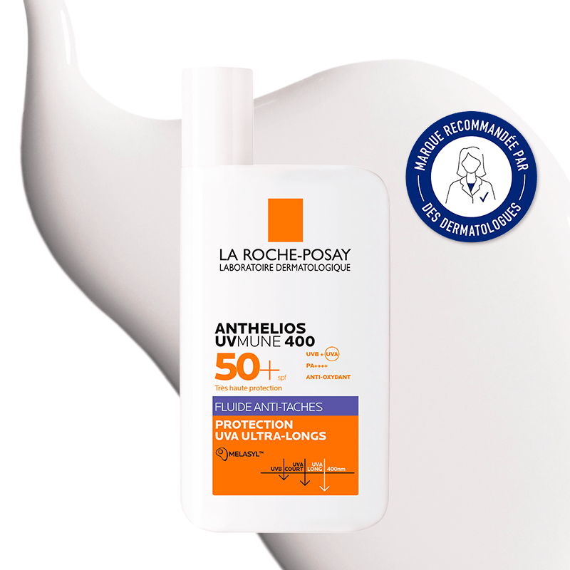 Anthelios UVMUNE 400 Fluide anti - taches SPF 50+ - La Roche - Posay | BeautyForYou.ma