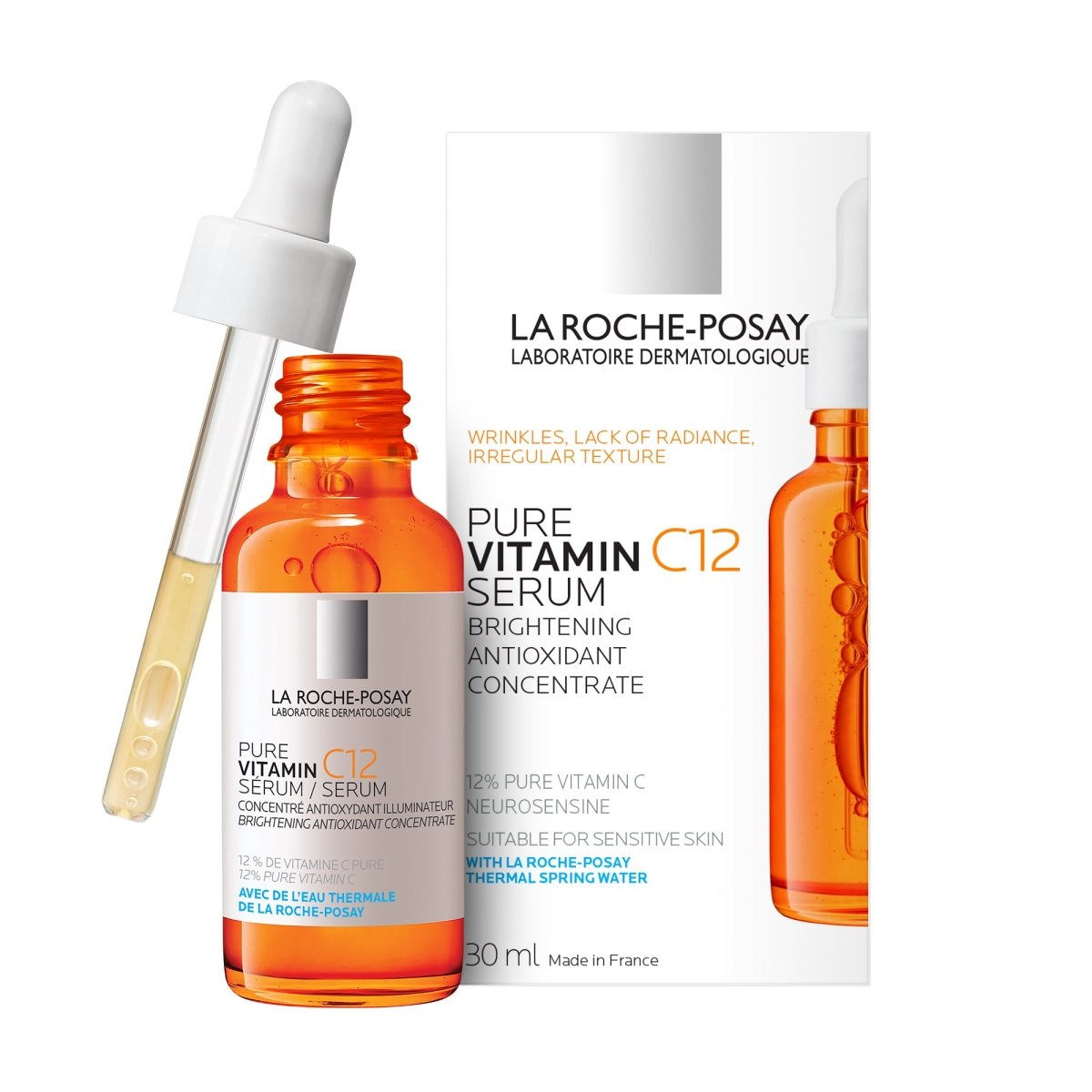 La Roche - Posay serum redermic pure vitamin c12 - La Roche - Posay | BeautyForYou.ma