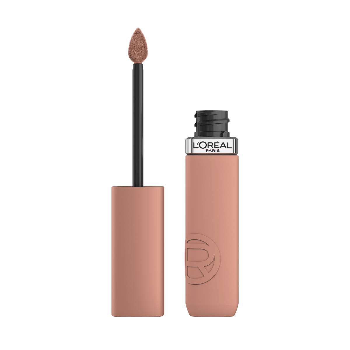 L'Oréal Paris - Rouge à Lèvres Liquide - Couleur Intense & Fini Mat - Longue Tenue - Sans Transfert - À L'Acide Hyaluronique - Infaillible Matte Resistance - Teinte : 105 BREAKFAST IN BE - 30152038