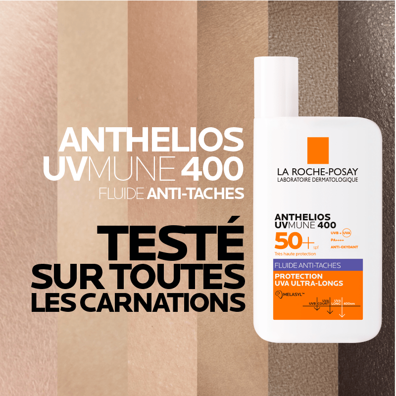Anthelios UVMUNE 400 Fluide anti - taches SPF 50+ - La Roche - Posay | BeautyForYou.ma