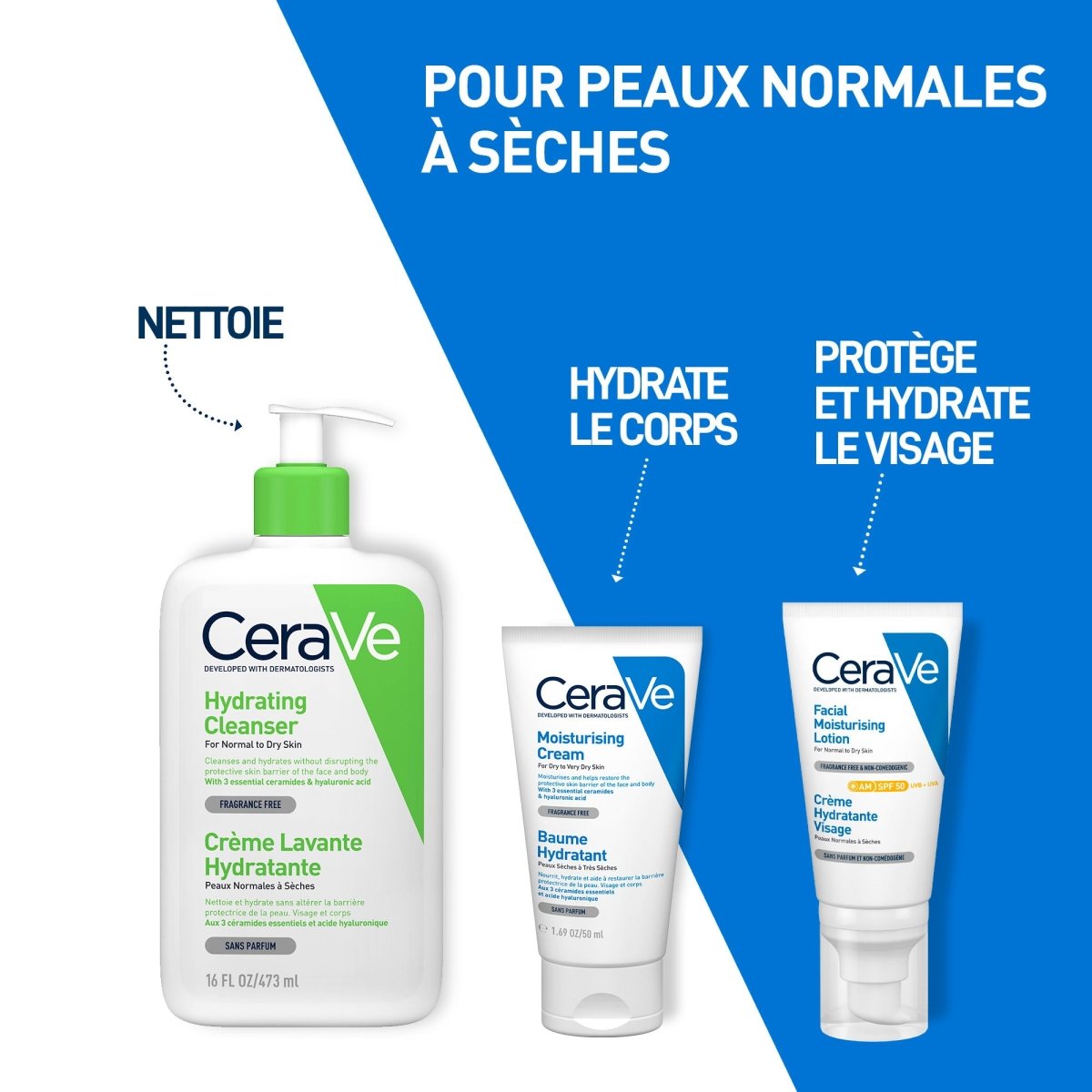 Cerave baume hydratant 50ml - Cerave | BeautyForYou.ma