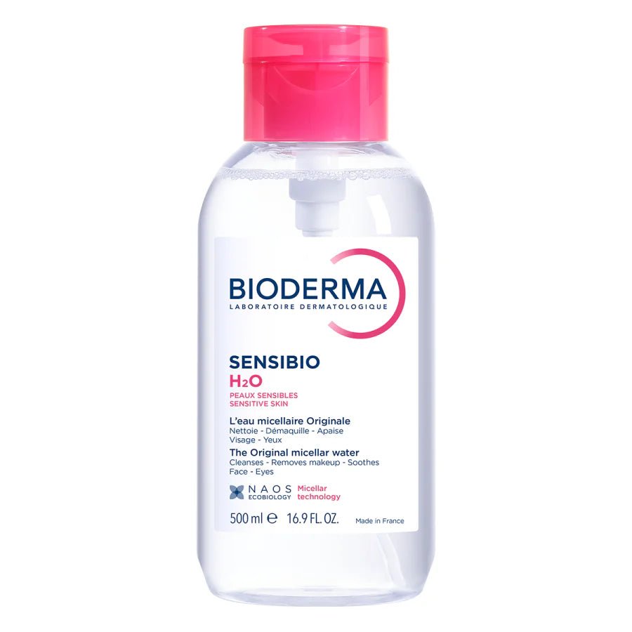 Bioderma Sensibio H2O Pompe Inversee 500Ml - Bioderma | BeautyForYou.ma