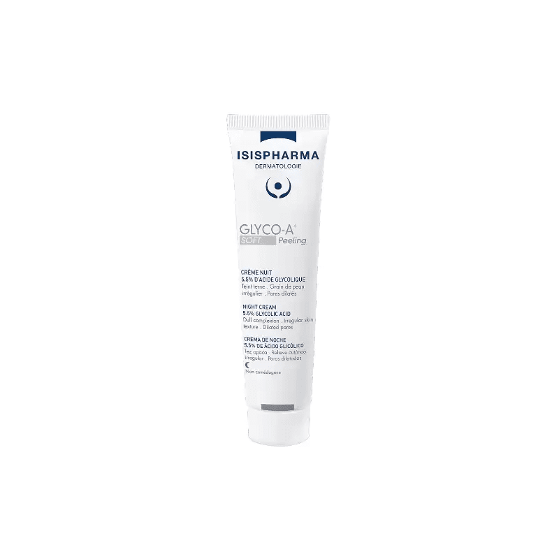 ISISPHARMA GLYCO - A Soft Peeling crème Nuit | 30 ml - Beauty For You | BeautyForYou.ma
