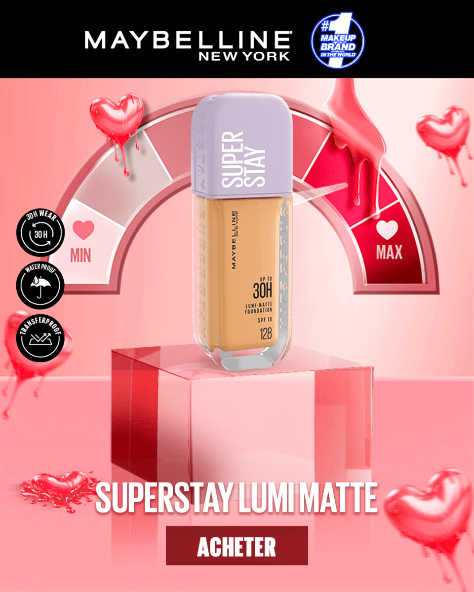 Maybelline New York - Fond de Teint Liquide Longue Tenue - Ultra - Résistant - Fini Mat Lumineux - Enrichi en Acides Aminés - Tous les Types de Peau - Superstay 30H Lumi - Matte - Teinte : 128 - 35ml - 3600531691899