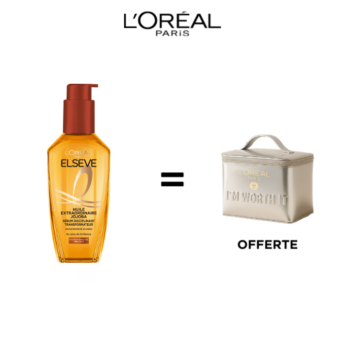 PROMO HUILE JOJOBA+ TROUSSE - L'Oréal Paris | BeautyForYou.ma