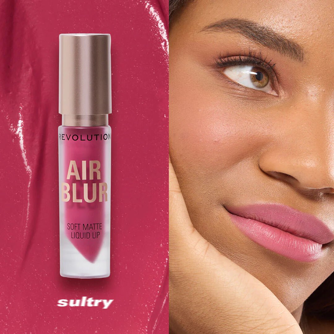 REVOLUTION AIR BLUR MATTE LIQUID LIPSTICK SULTRY - Beauty For You | BeautyForYou.ma
