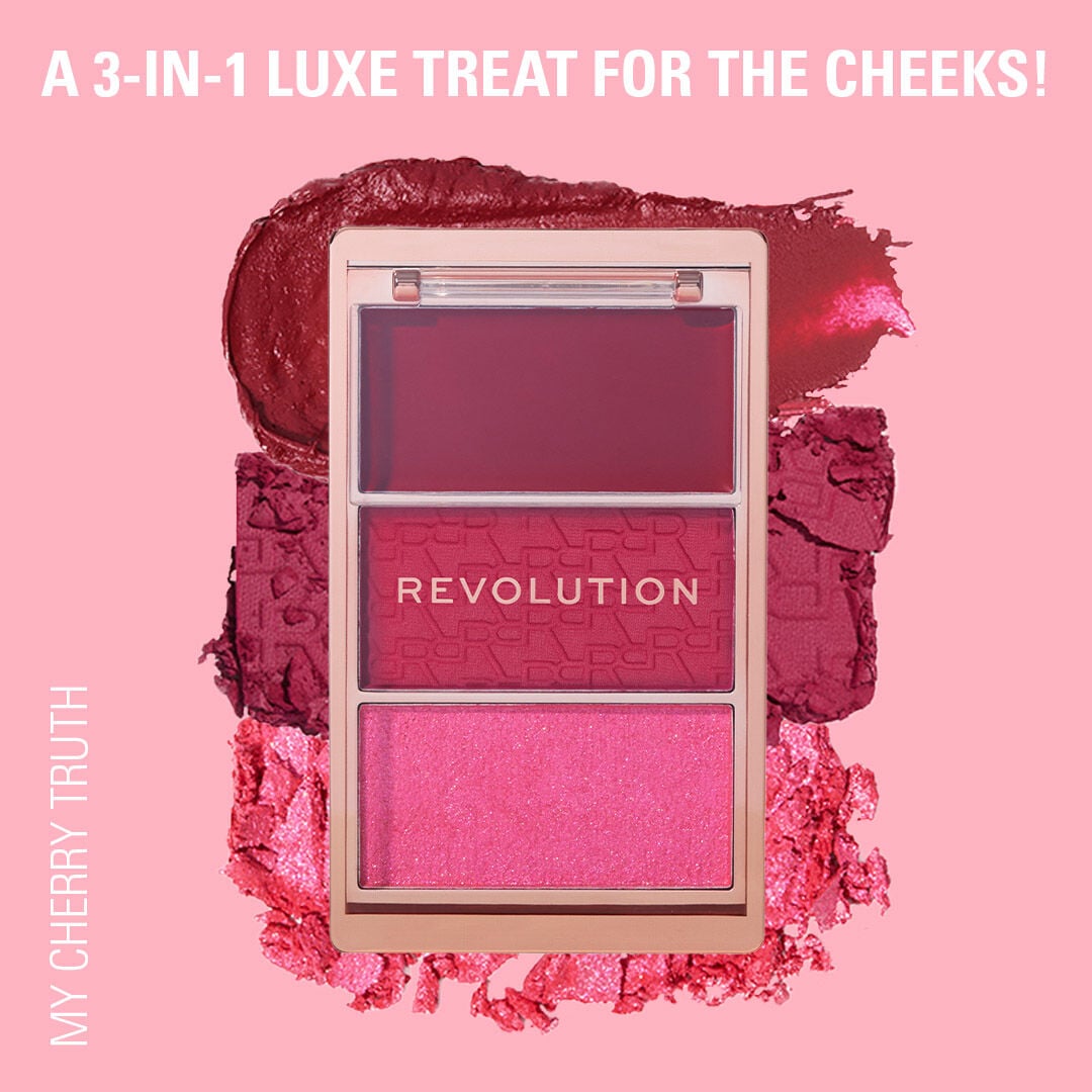 Revolution Blush Icon Palette My Cherry Truth - Revolution | BeautyForYou.ma