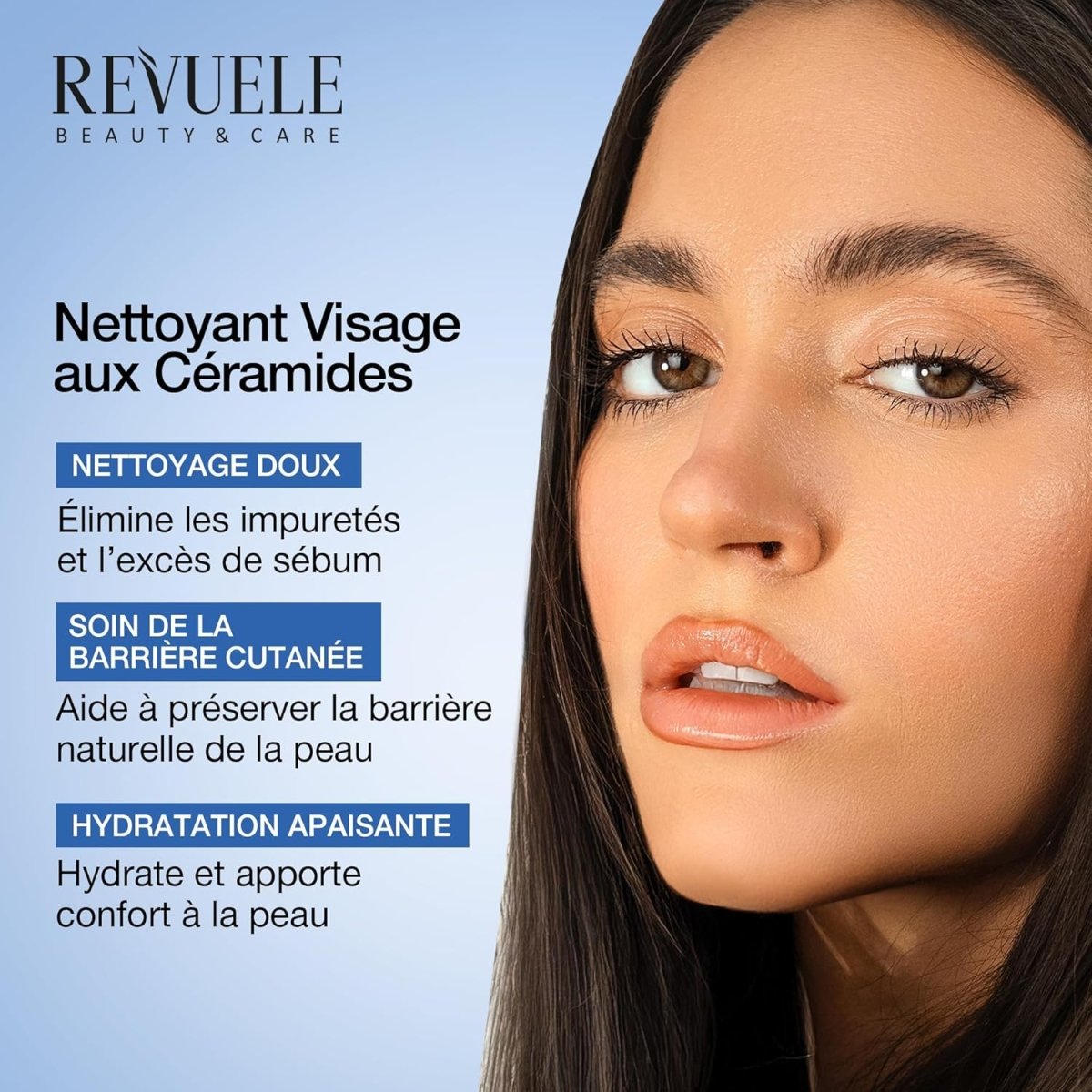 REVUELE CERAMIDE HYDRATING CLEANSER, 250ml - Revuele | BeautyForYou.ma