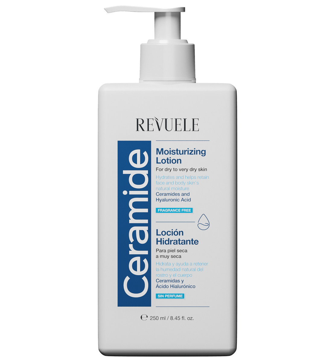 REVUELE CERAMIDE MOISTURIZING LOTION, 250ml - Revuele | BeautyForYou.ma