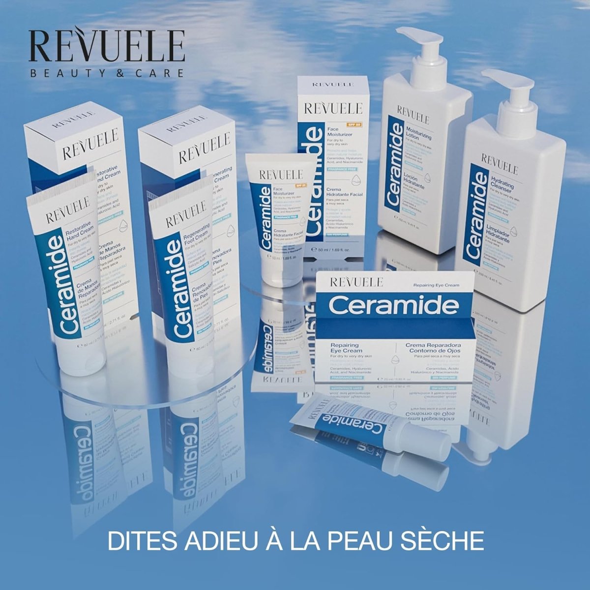 REVUELE CERAMIDE MOISTURIZING LOTION, 250ml - Revuele | BeautyForYou.ma