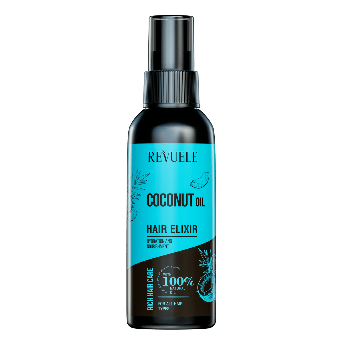 REVUELE COCONUT OIL HAIR ELIXIR 120 ML - Revuele | BeautyForYou.ma