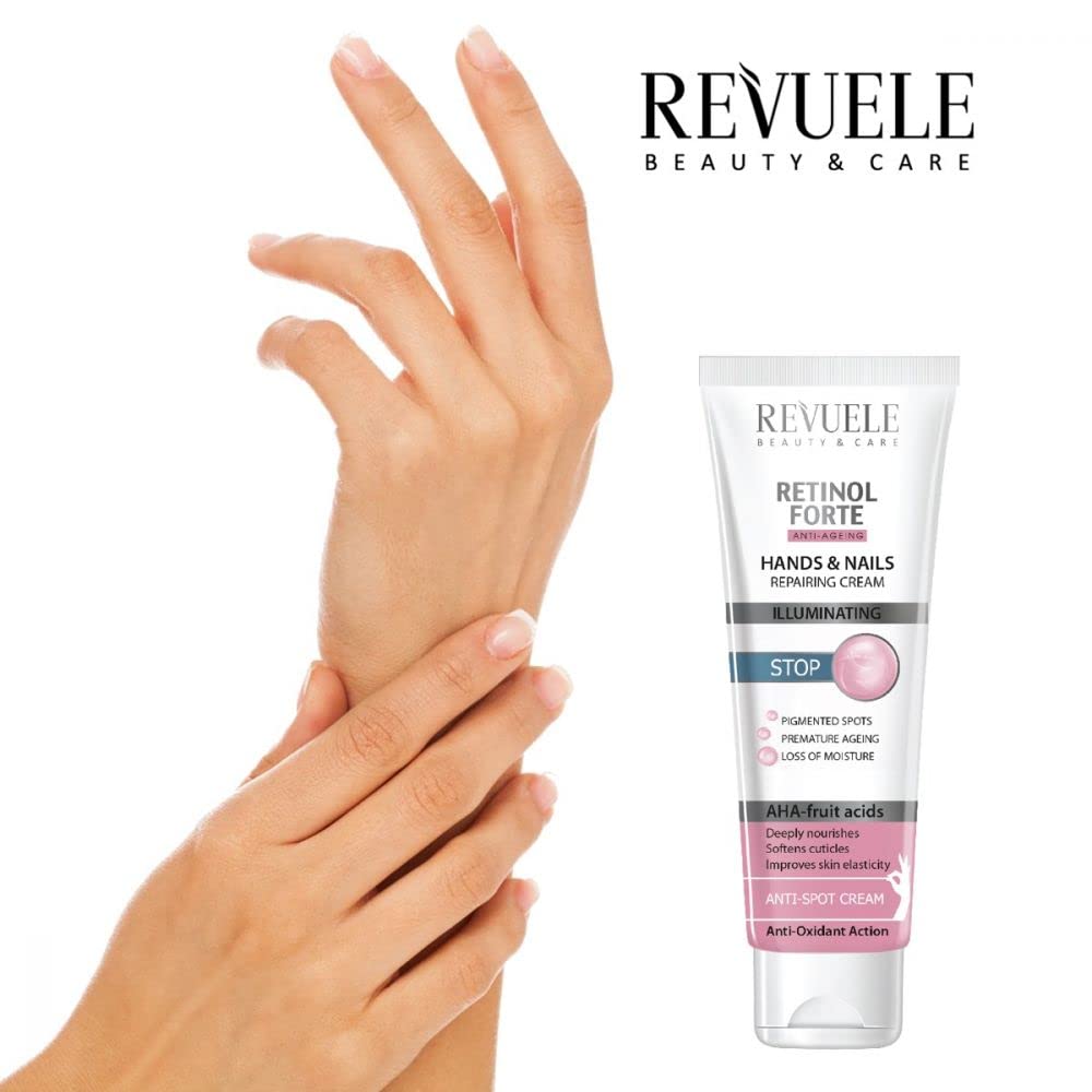 REVUELE RETINOL FORTE Hands & Nails Repairing Cream 100 ml - Revuele | BeautyForYou.ma