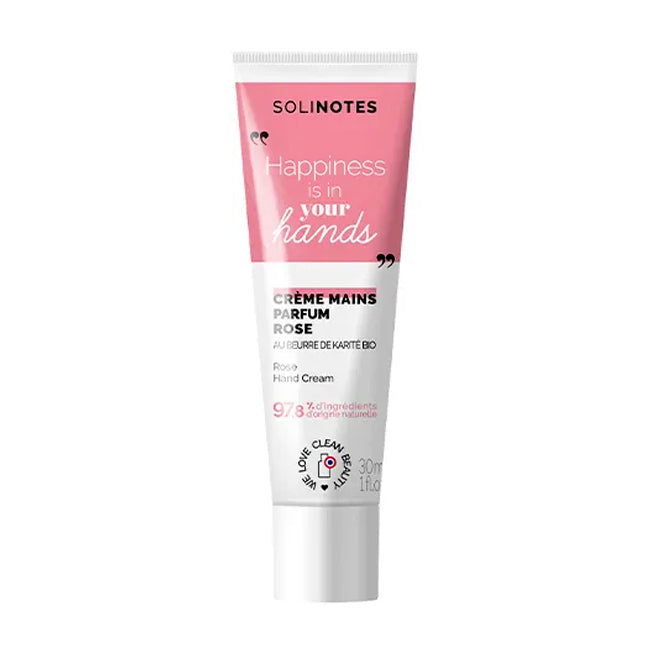 SOLINOTES Crème mains ROSE 30 ML