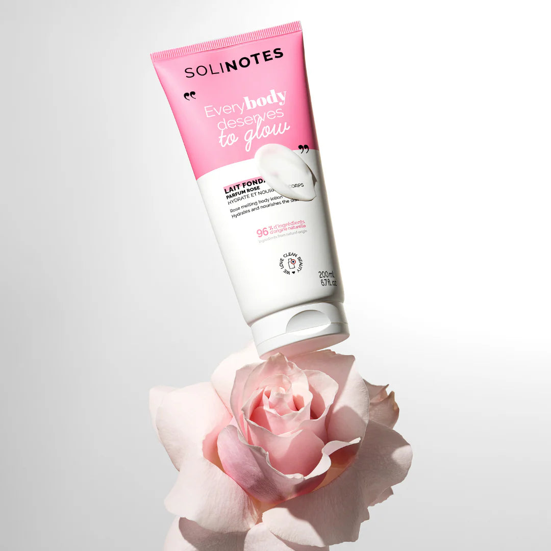 SOLINOTES Lait fondant corps et mains ROSE 200 ML