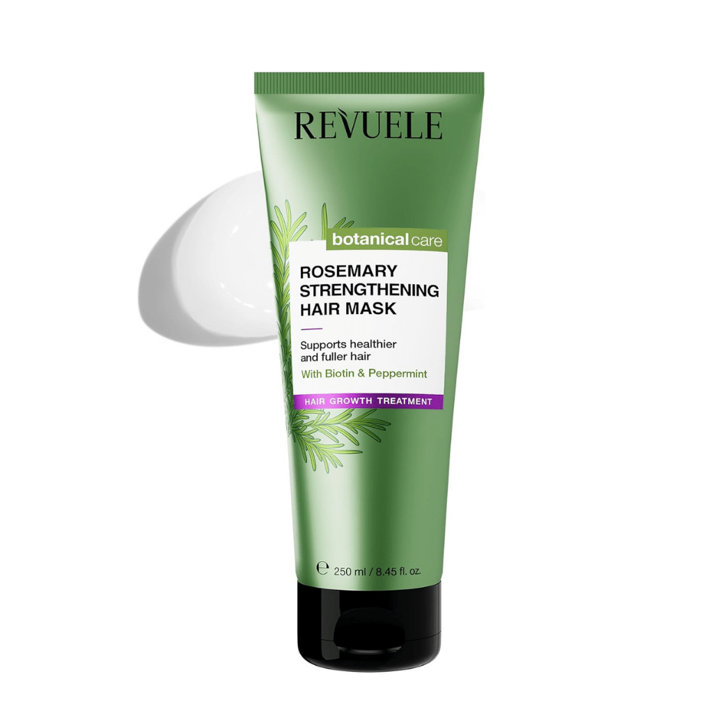 Rosemary Strengthening Hair Mask - Masque Fortifiant au Romarin Réparateur et Nourrissant - Revuele | BeautyForYou.ma