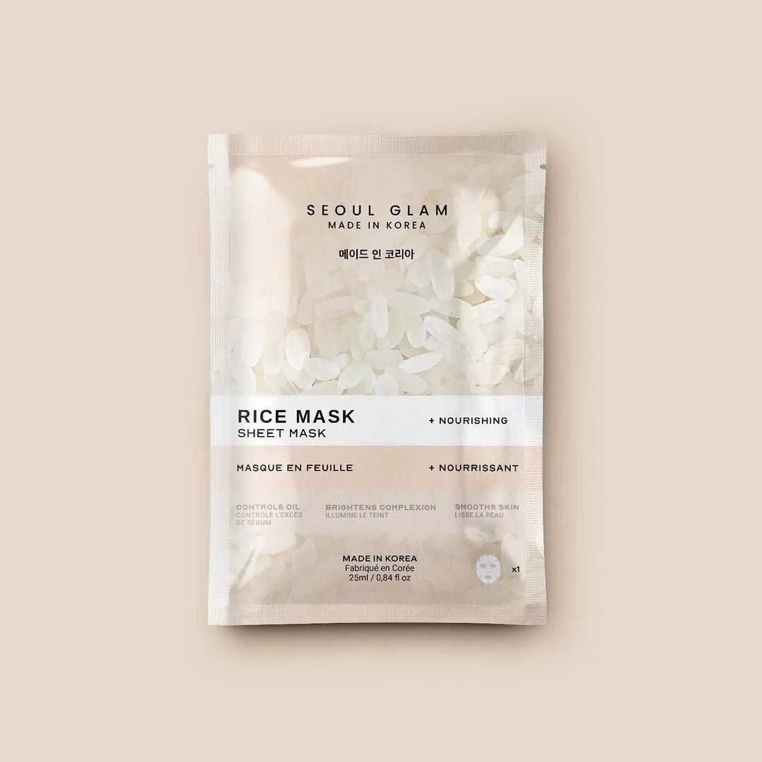 SEOUL GLAM RICE SHEET MASK 25mL - 8800241502330