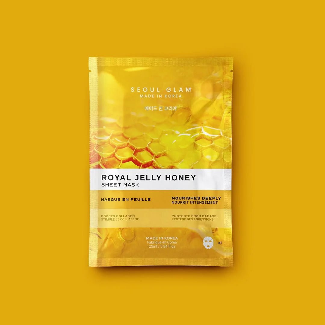 SEOUL GLAM ROYAL JELLY HONEY SHEET MASK 25mL - 8800241502354