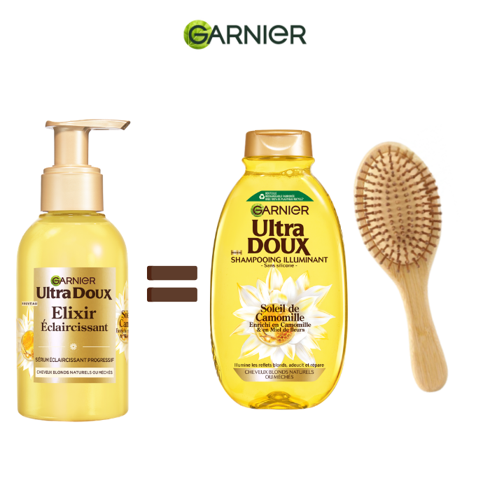 SERUM CAMOMILLE = SHAMPOING 400ML + BROSSE