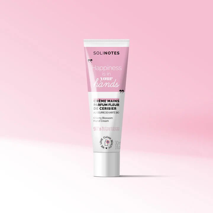 SOLINOTES Crème mains FLEURS DE CERISIER 30 ML - Solinotes | BeautyForYou.ma