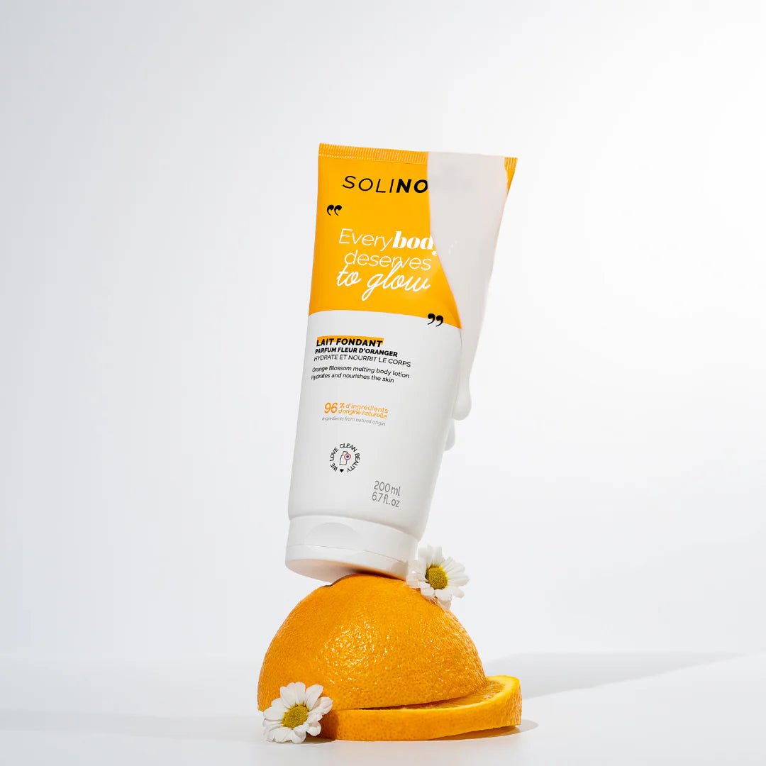 SOLINOTES Lait fondant corps et mains FLEUR d'ORANGER 200 ML - Solinotes | BeautyForYou.ma