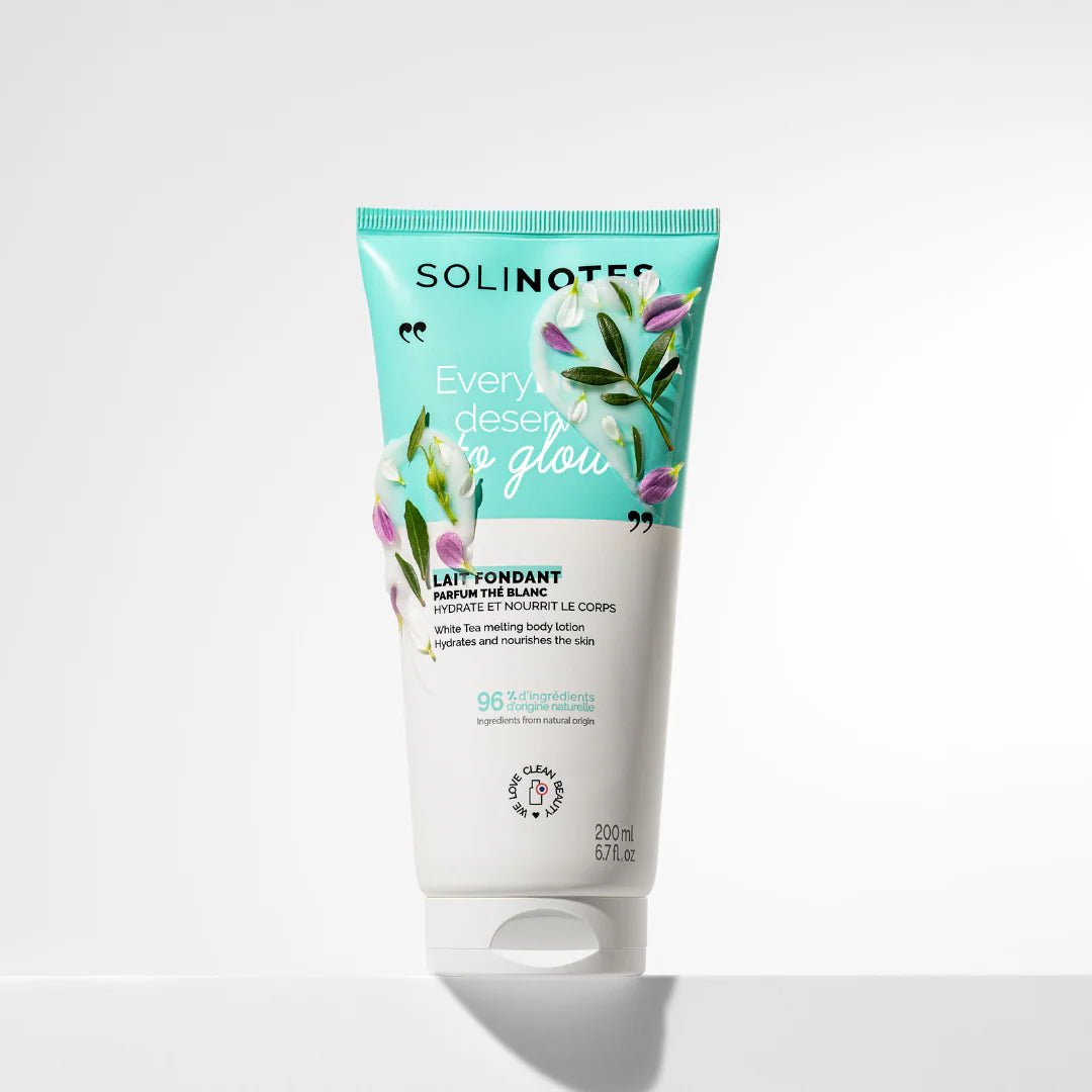 SOLINOTES Lait fondant corps et mains THE BLANC 200 ML - Solinotes | BeautyForYou.ma