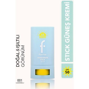 SUNSCREEN STICK SPF50 - Sun Lovers - Flormar | BeautyForYou.ma