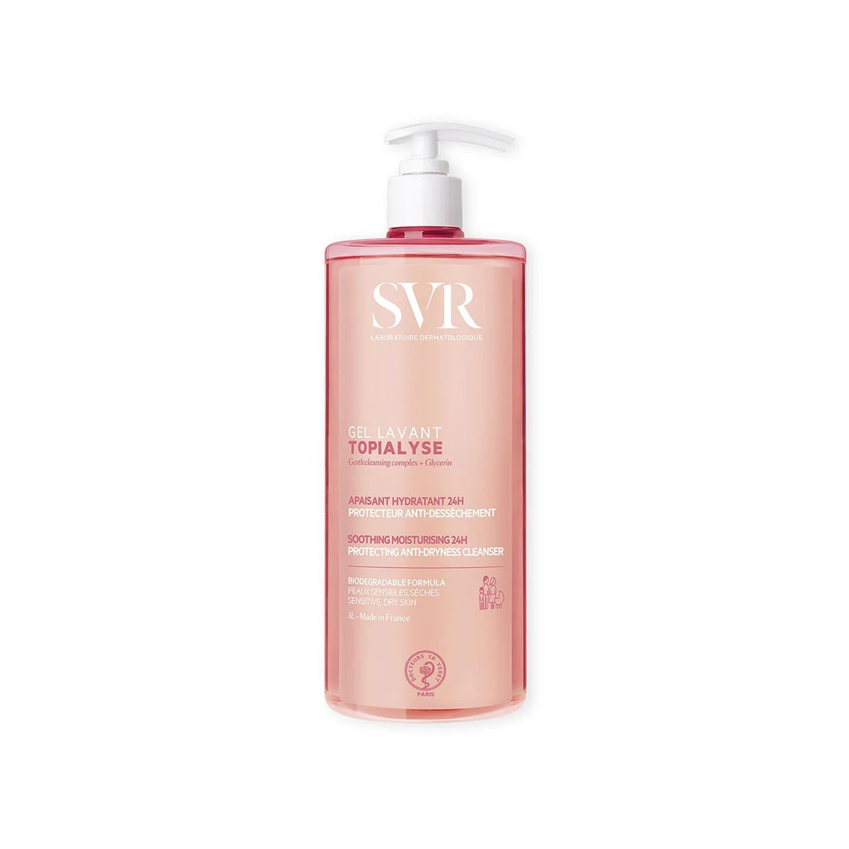 SVR TOPIALYSE GEL LAVANT 400ML - SVR | BeautyForYou.ma