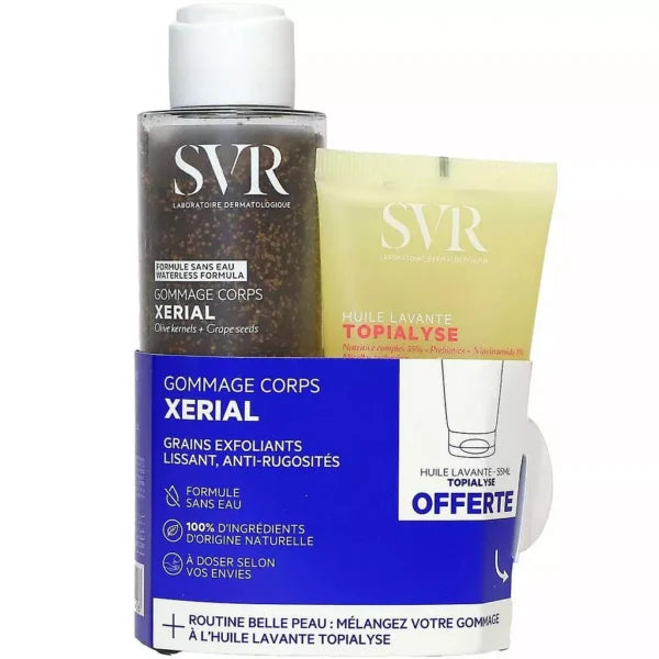 SVR Xerial Gommage 100Gr+Topialyse Huile 55Ml