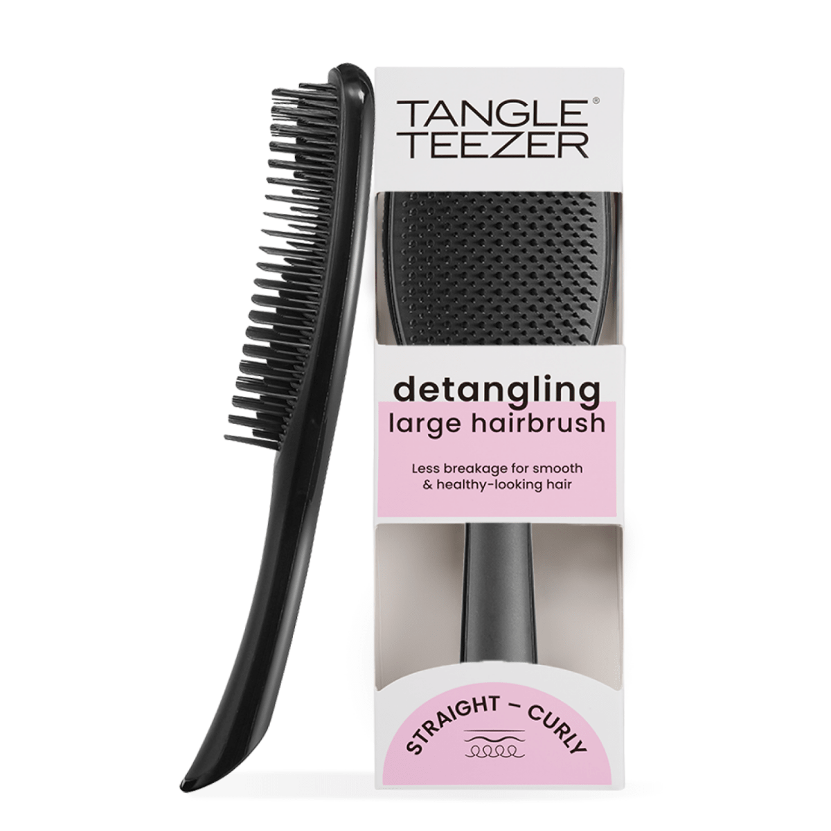 TANGLE TEEZER Ultimate Detangler Large Black Black - Beauty For You | BeautyForYou.ma