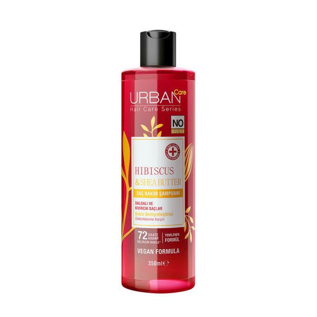 TWISTED CURLS HIBISCUS & SHEA BUTTER NO SULFATE SHAMPOO 350 - URBAN CARE | BeautyForYou.ma