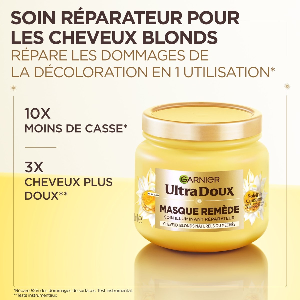 Ultra Doux HAIR REMEDY CAMOMILLE 340ML - Garnier | BeautyForYou.ma