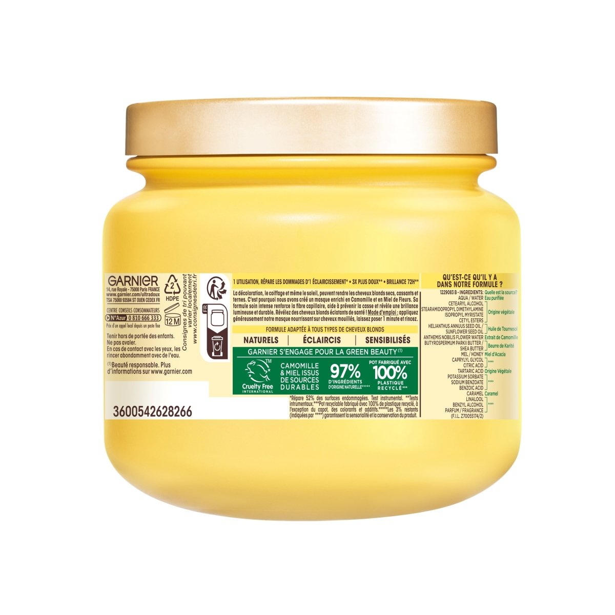 Ultra Doux HAIR REMEDY CAMOMILLE 340ML - Garnier | BeautyForYou.ma