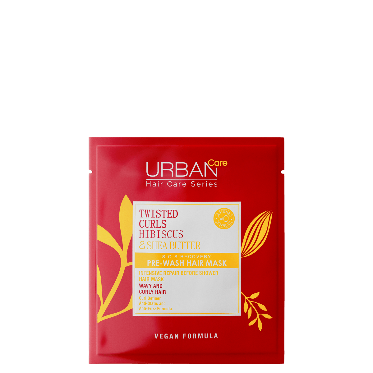 URBAN CARE CURL HIBISCU&SHEA BUT PRE MASK 50ml - URBAN CARE | BeautyForYou.ma