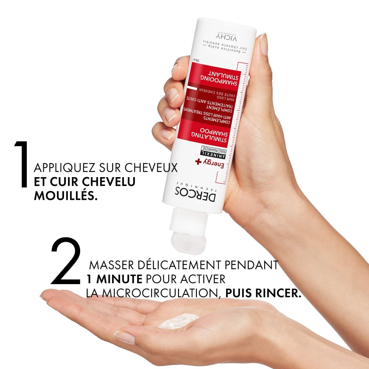 VICHY DERCOS ENERGY+ SHAMPOOING 200ML - Vichy Dercos | BeautyForYou.ma