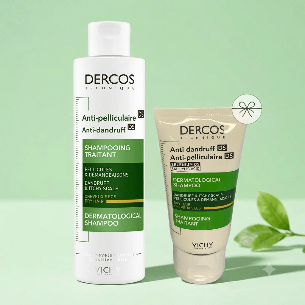 Vichy Dercos shampooing antipelliculaire ds cheveux secs 200ml - Vichy Dercos | BeautyForYou.ma