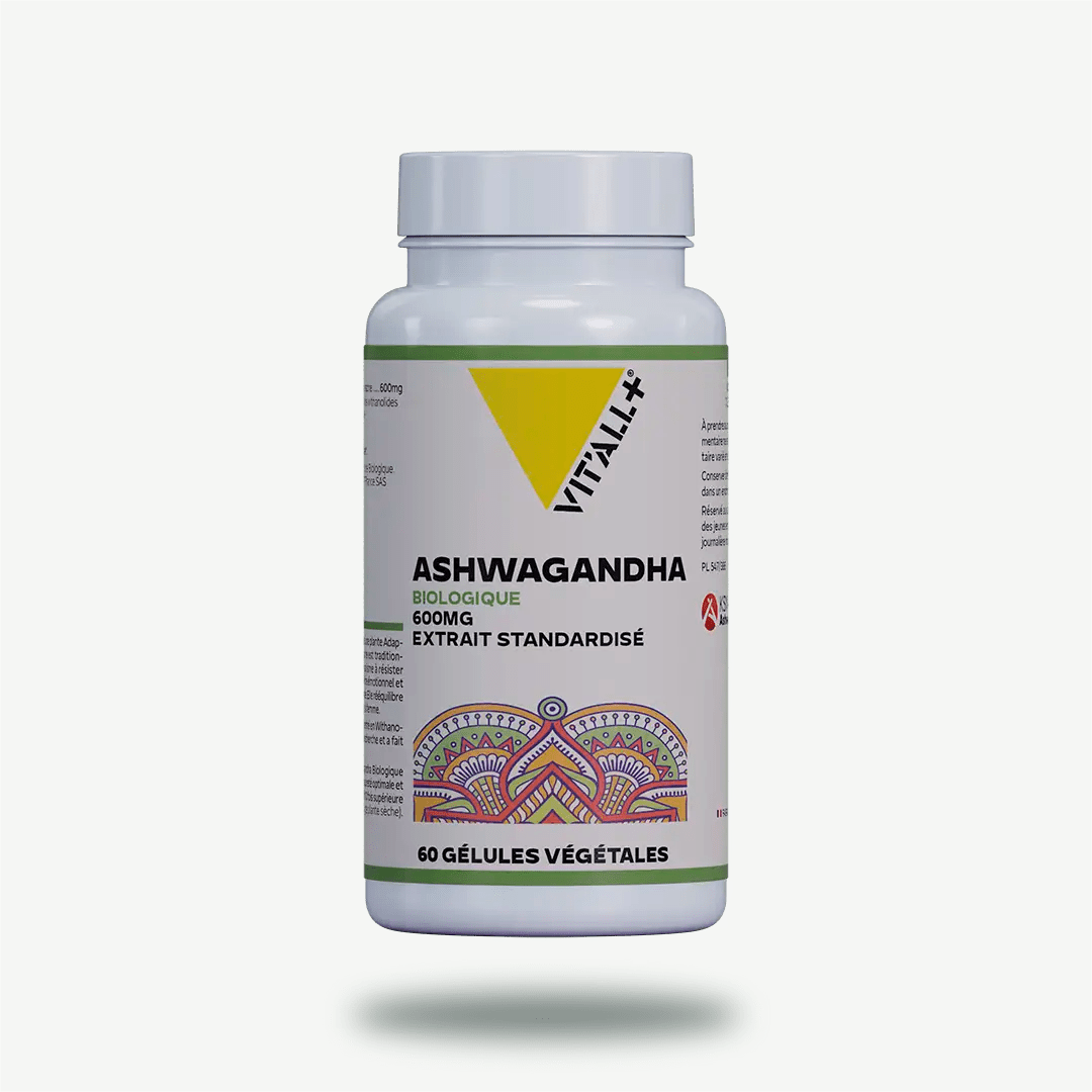 VITALL ASHWAGANDHA 600MG 60 GEL - VIT’ALL+ | BeautyForYou.ma
