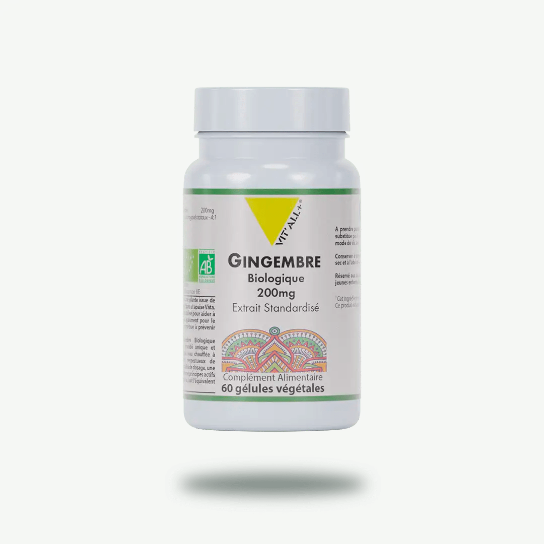 VITALL GINGEMBRE 200MG 60GEL - VIT’ALL+ | BeautyForYou.ma
