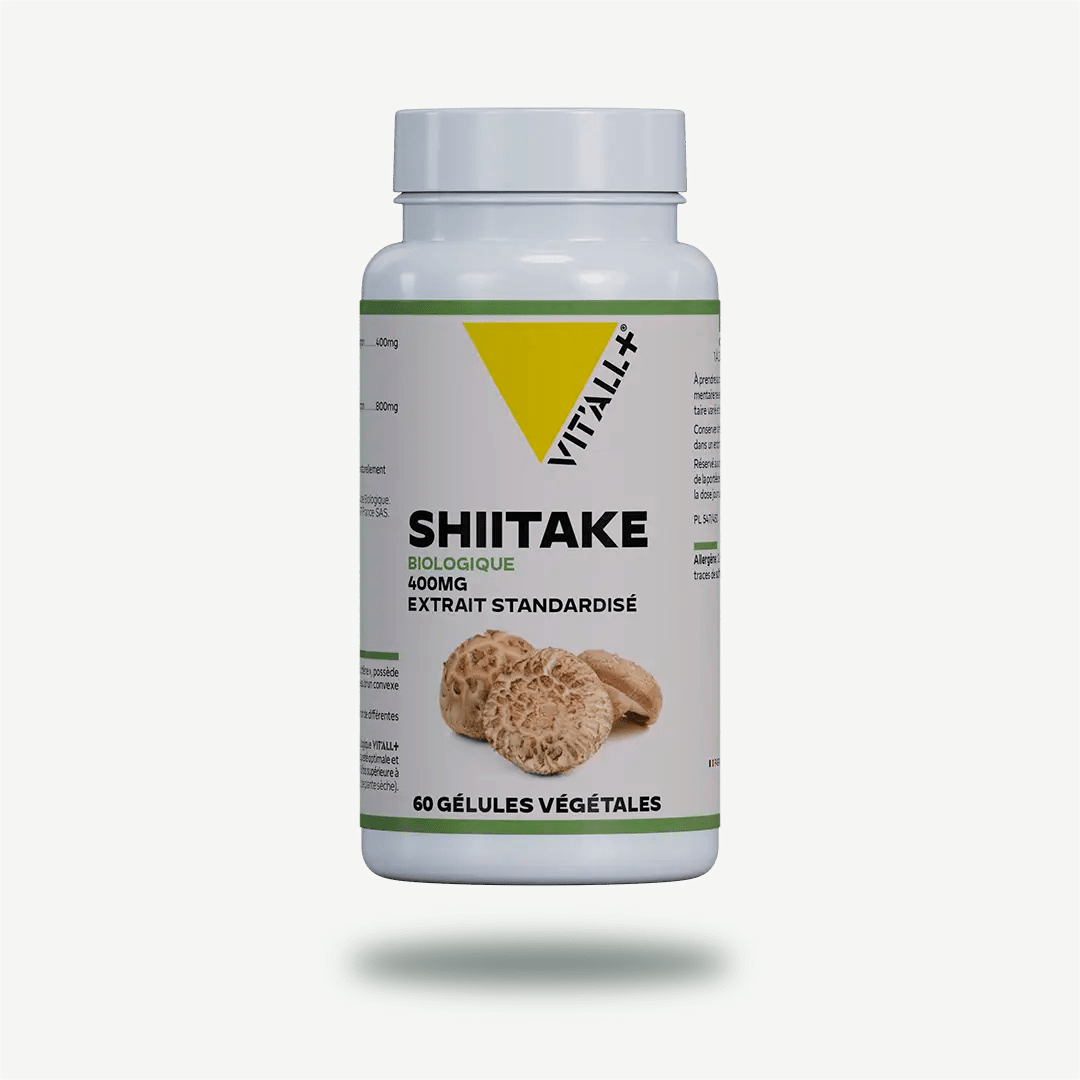 VITALL SHIITAKE 400MG 60 GELULES - VIT’ALL+ | BeautyForYou.ma