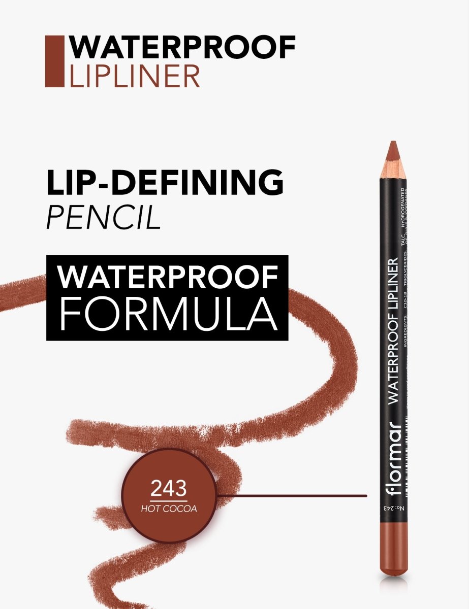 WATERPROOF LIPLINER HOT COCOA 243 - Flormar | BeautyForYou.ma