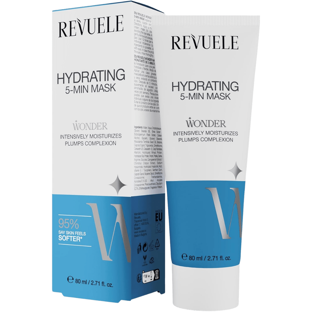 Wonder Hydrating 5-Min Mask – Masque Hydratant 5 Minutes à l’Acide Hyaluronique - Revuele | BeautyForYou.ma